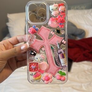 Hello kitty junky Pink Phone Case 13 pro max